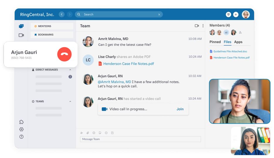 Telehealth and Phone Solutions with RingCentral