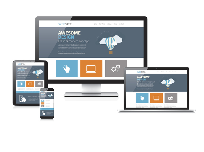 Web Solutions Design and Development. Adapted for Mobile and Desktop Systems.